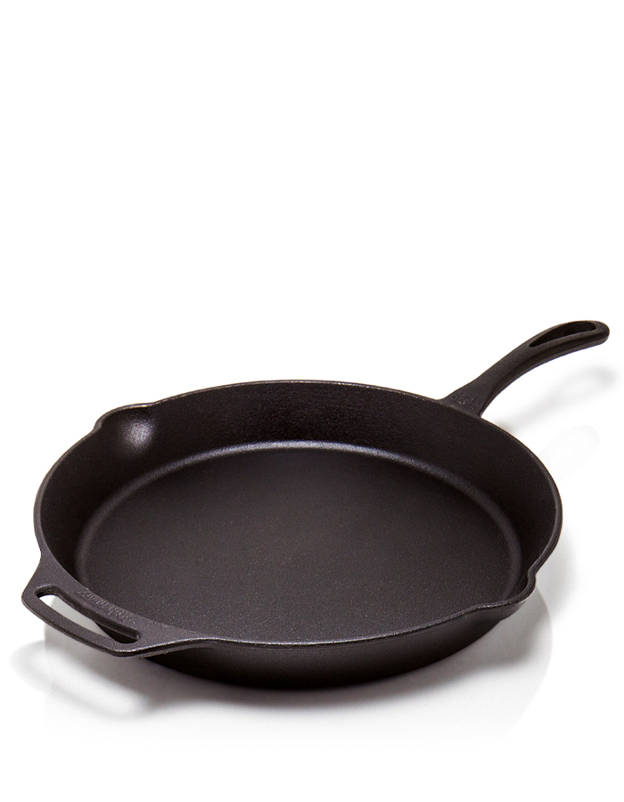 Cast iron pan with handle fp25
