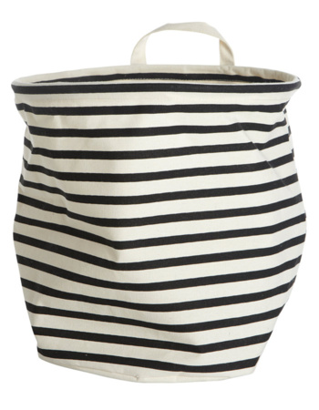 Storage bag with elegant stripes