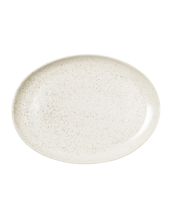 Oval Plate Nordic Vanilla 35,5 cm